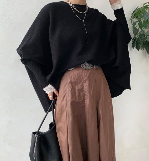  「【WEB限定】ポンチョニット」|ニット・セーター|