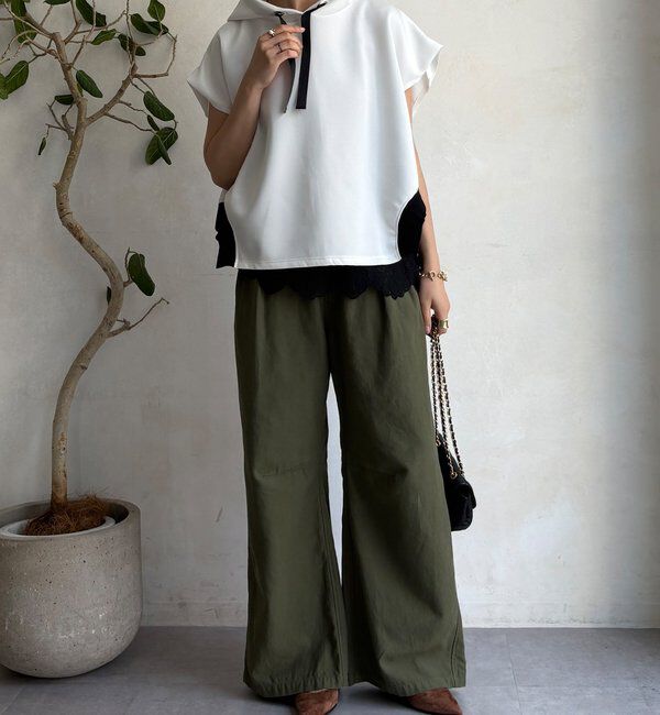  「【WEB限定】ジャージーフーディープルオーバー」|Tシャツ・カットソー|