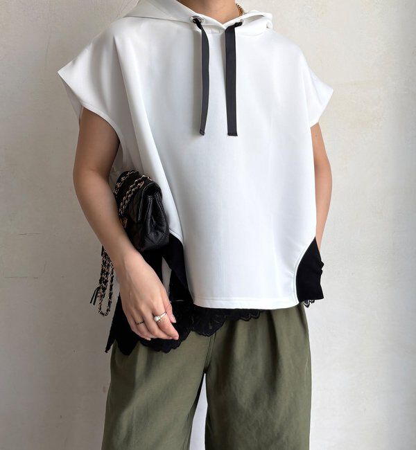  「【WEB限定】ジャージーフーディープルオーバー」|Tシャツ・カットソー|