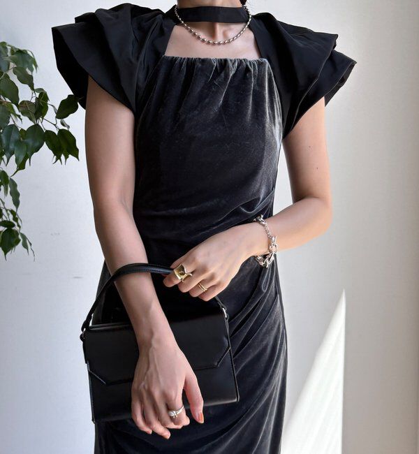  「【WEB限定】ベロアドレス」|ドレス|