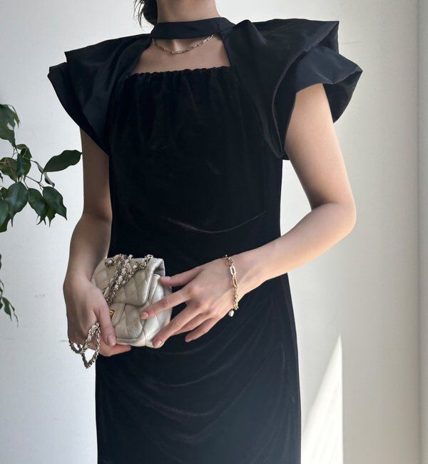  「【WEB限定】ベロアドレス」|ドレス|