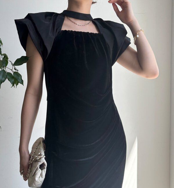  「【WEB限定】ベロアドレス」|ドレス|