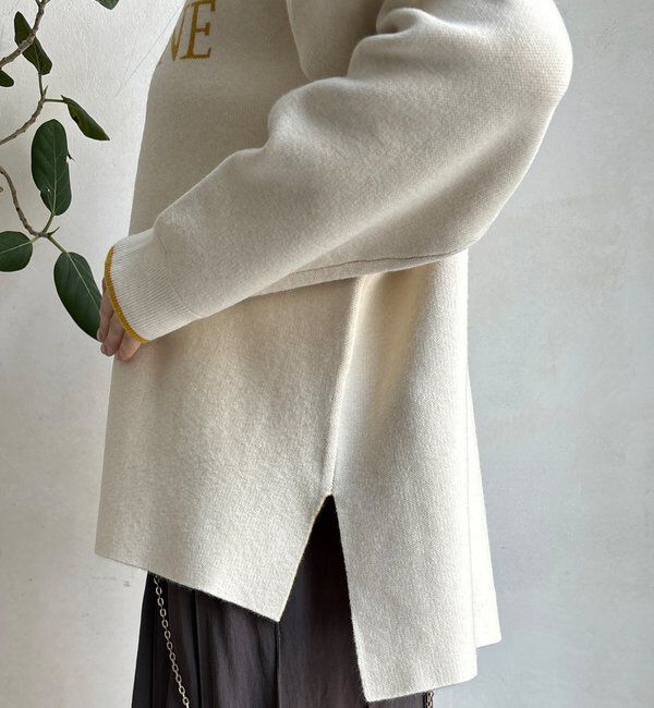  「【WEB限定】ダブルジャガードロゴニット」|ニット・セーター|