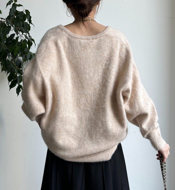  「深Vスリットニット」|ニット・セーター|