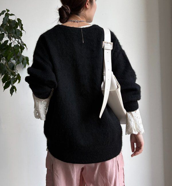  「深Vスリットニット」|ニット・セーター|