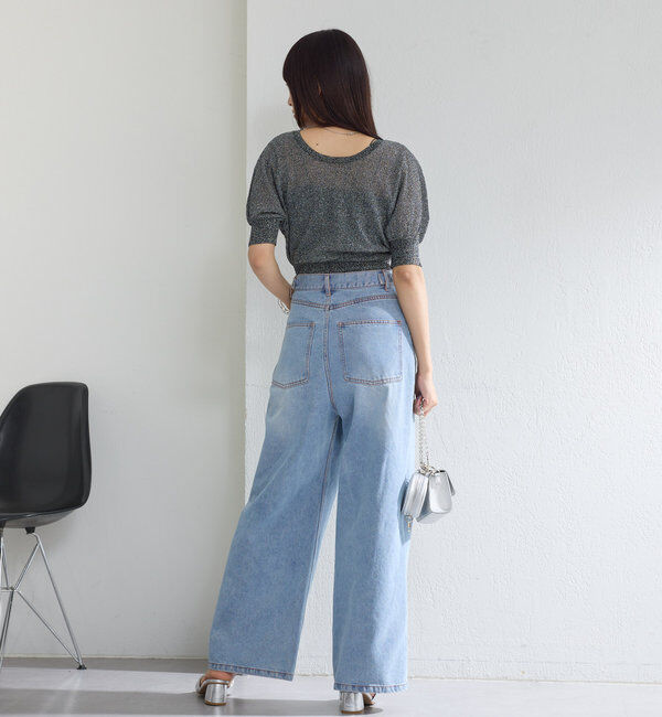  「*【新色追加/4色展開】ラメシアーニットプルオーバー」|カーディガン|