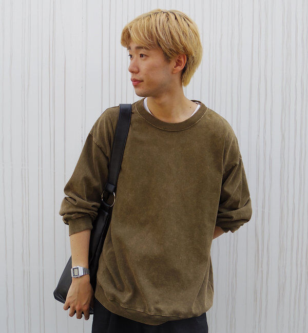  「【WHIMSIC】アシッドウォッシュドカットソープルオーバー」|Tシャツ・カットソー|