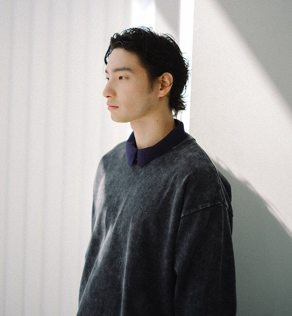  「【WHIMSIC】アシッドウォッシュドカットソープルオーバー」|Tシャツ・カットソー|