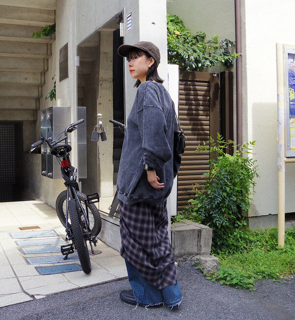  「【WHIMSIC】アシッドウォッシュドカットソープルオーバー」|Tシャツ・カットソー|