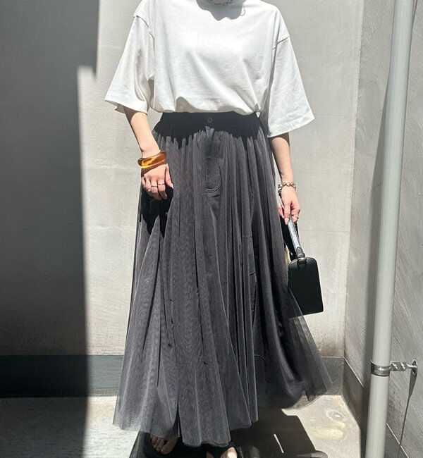  「《長めの着丈でアレンジ楽しめる♪》オーバーバックプリントTEE」|Tシャツ・カットソー|