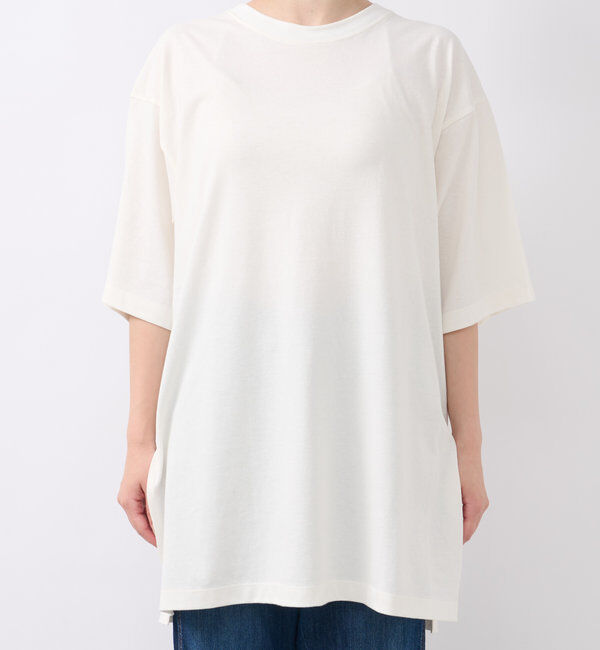  「《長めの着丈でアレンジ楽しめる♪》オーバーバックプリントTEE」|Tシャツ・カットソー|