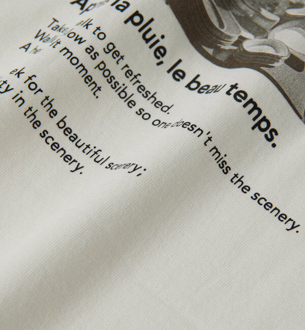  「《長めの着丈でアレンジ楽しめる♪》オーバーバックプリントTEE」|Tシャツ・カットソー|