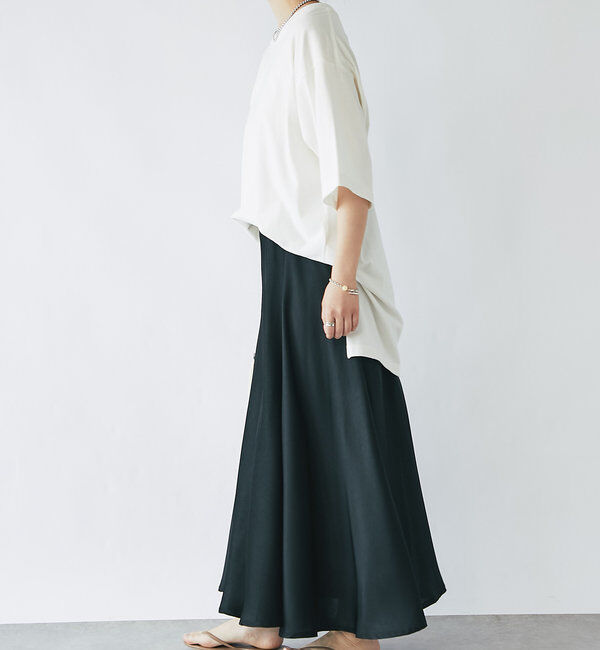  「《長めの着丈でアレンジ楽しめる♪》オーバーバックプリントTEE」|Tシャツ・カットソー|