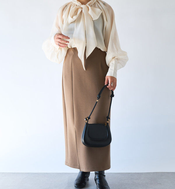  「シアーボウタイ2WAYブラウス」|シャツ・ブラウス|