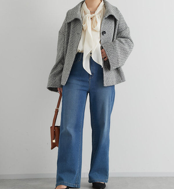  「シアーボウタイ2WAYブラウス」|シャツ・ブラウス|