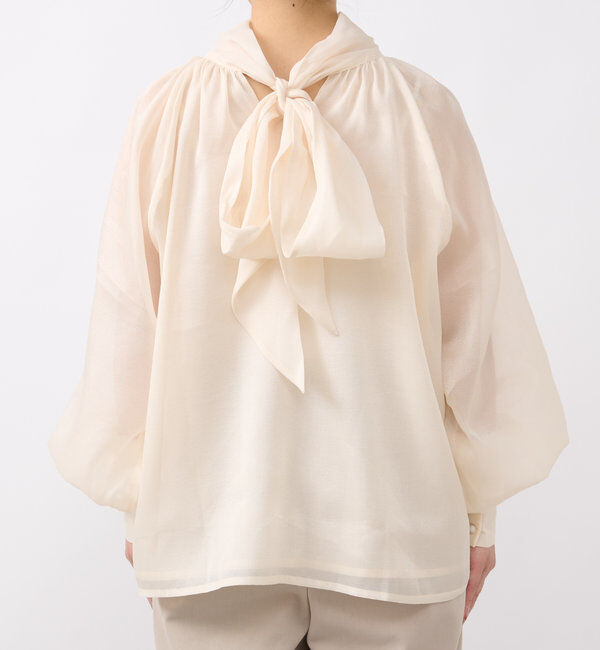  「シアーボウタイ2WAYブラウス」|シャツ・ブラウス|