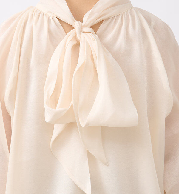  「シアーボウタイ2WAYブラウス」|シャツ・ブラウス|