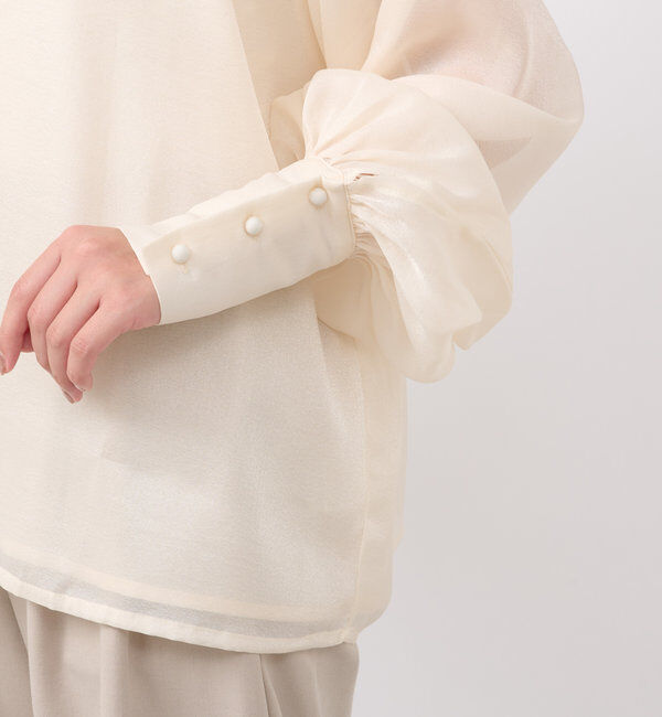  「シアーボウタイ2WAYブラウス」|シャツ・ブラウス|