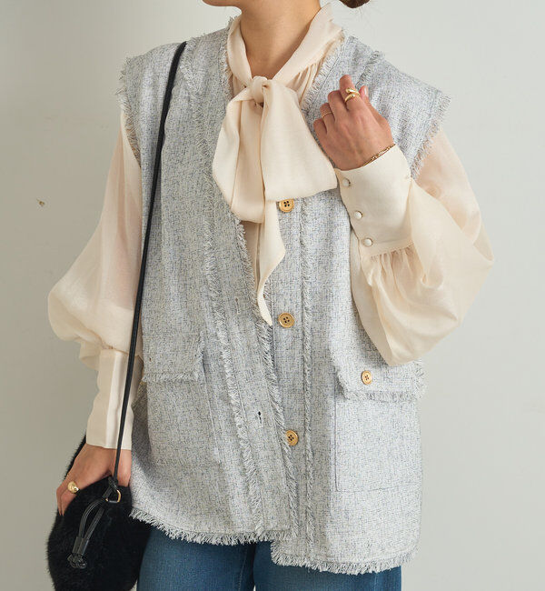  「シアーボウタイ2WAYブラウス」|シャツ・ブラウス|