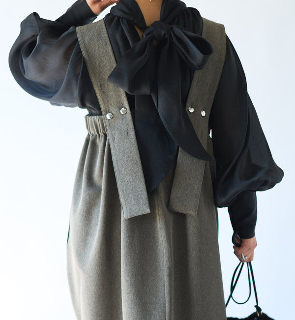  「シアーボウタイ2WAYブラウス」|シャツ・ブラウス|