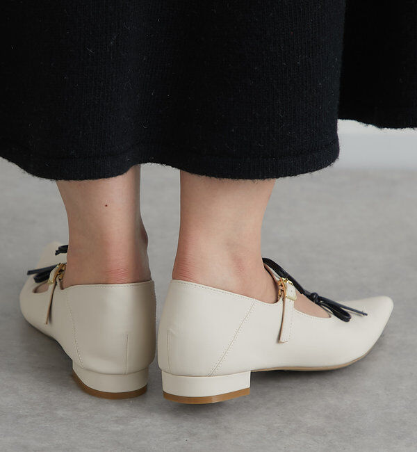  「【EVOL(イーボル)】リボンパンプス」|その他|