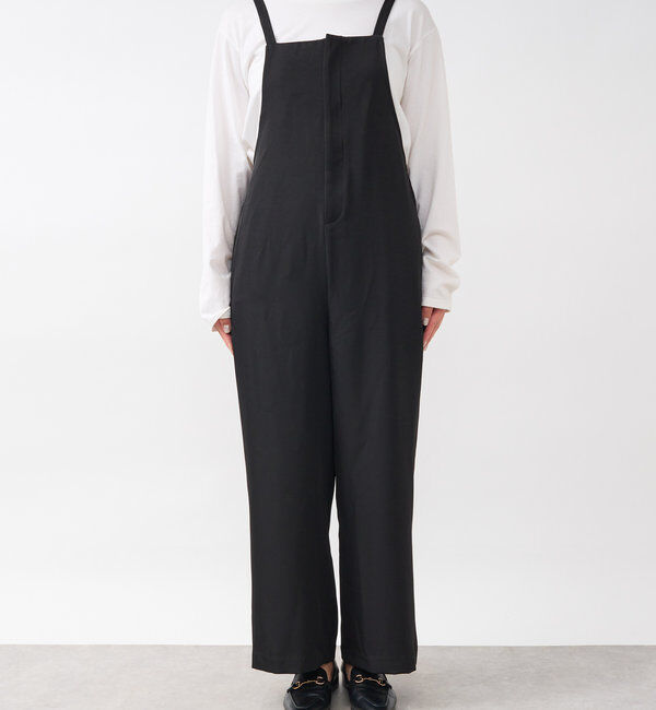  「《スタイルアップ効果◎》フロントジップサロペット」|その他|