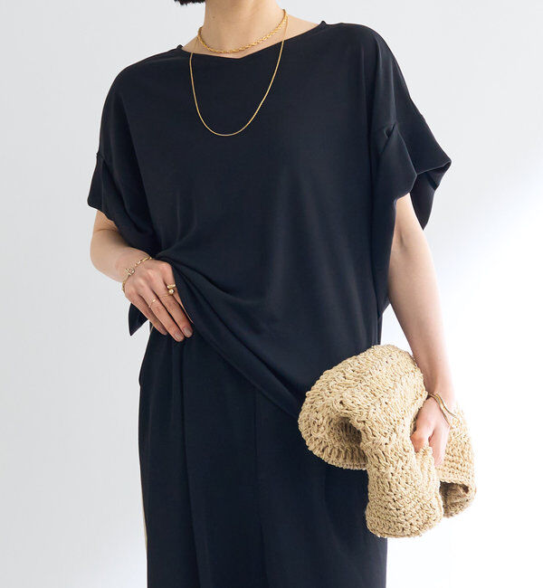  「《セットアップ対応》ジョーゼットブラウス」|Tシャツ・カットソー|ブラック