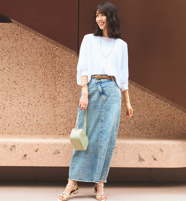  「《シンプルながらも着映え》コットンドライタッチドルマンプルオーバー」|Tシャツ・カットソー|