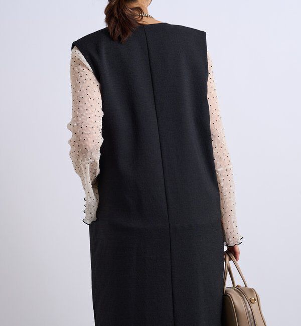  「《着回し抜群◎こなれきちんと感》メランジスラブワンピース」|その他|