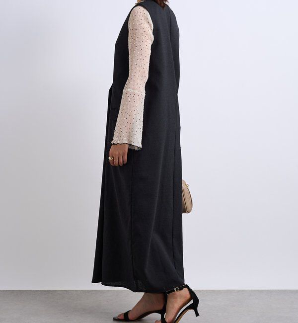  「《着回し抜群◎こなれきちんと感》メランジスラブワンピース」|その他|