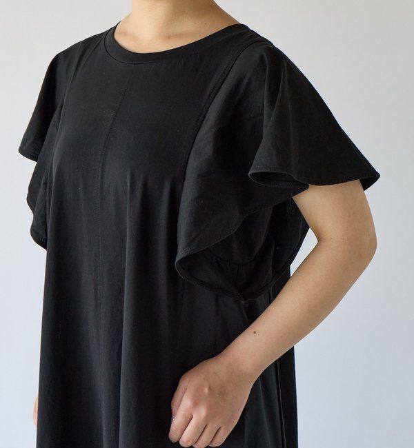  「《綿100％・着るだけで様になる》コットンシルケット天竺フレアワンピース」|その他|