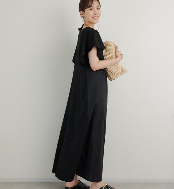  「《綿100％・着るだけで様になる》コットンシルケット天竺フレアワンピース」|その他|