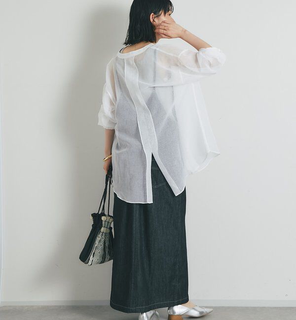  「《1枚で主役級◎》Iラインデニムキャミワンピース」|その他|