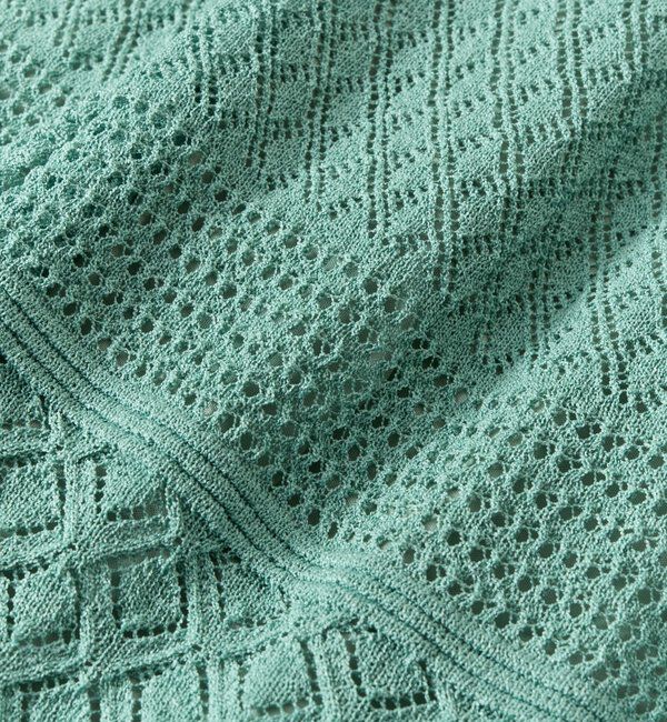  「《上品でフェミニン》透かし柄ドロストニットパンツ」|その他|