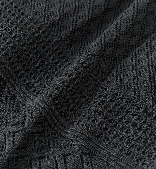  「《上品でフェミニン》透かし柄ドロストニットパンツ」|その他|