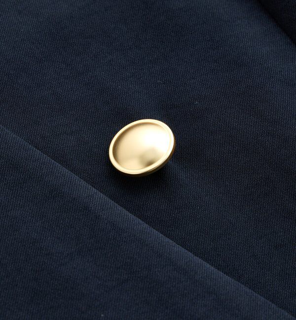  「《セットアップ可・オフィスにも》ハイストレッチカルゼワッシャー金釦ジャケット」|その他|