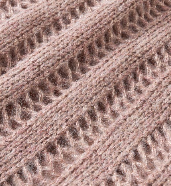  「《上品なリラックス感》ラメリリヤーン針抜きニット」|ニット・セーター|