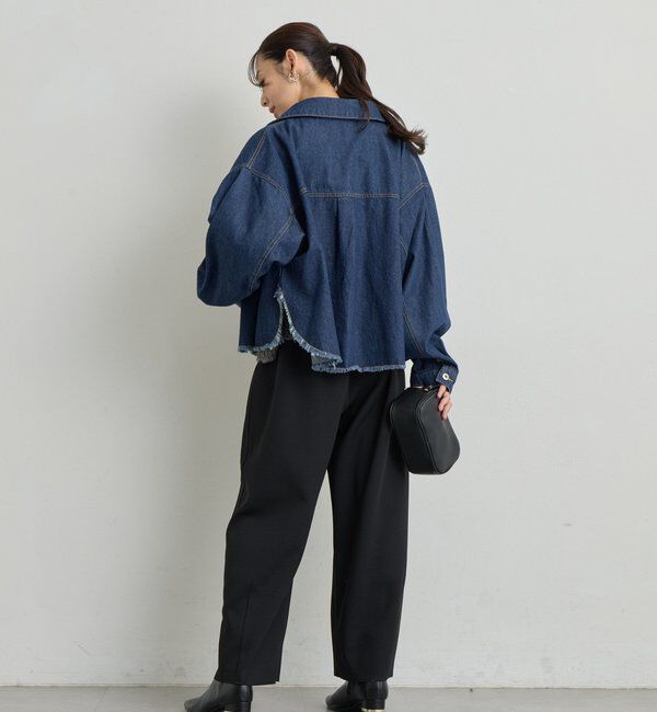  「《上品なリラックス感》ラメリリヤーン針抜きニット」|ニット・セーター|