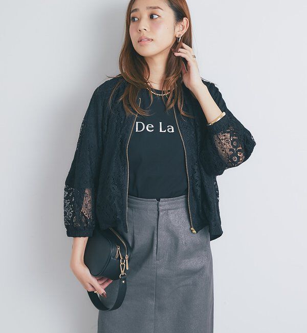  「《大人な抜け感》レースブルゾン」|その他|