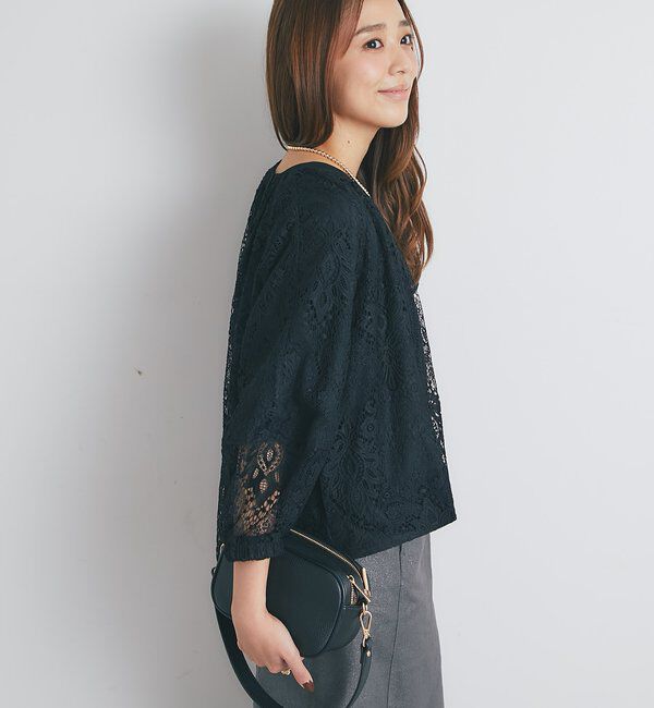  「《大人な抜け感》レースブルゾン」|その他|