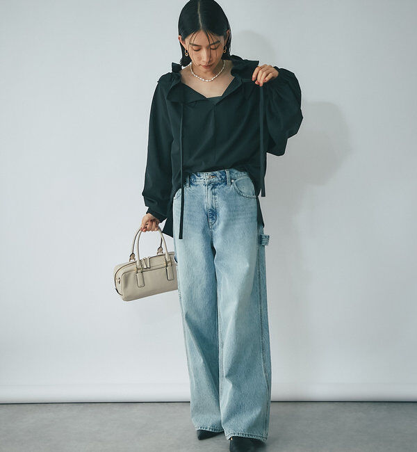  「【MONN.:. (モン)】ペインターデニム」|デニム|