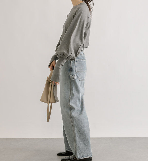  「【MONN.:. (モン)】ペインターデニム」|デニム|