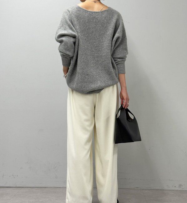  「【ウォッシャブル】【シーズンレスで使える】タックワイドスラックス」|チノ|