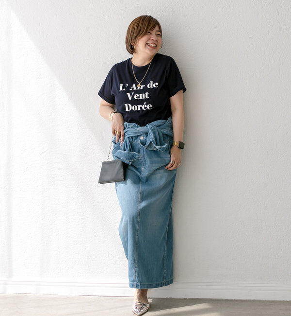  「【MONN&times;Yoshiiiiii】デニムシャツワンピース」|ワンピース|