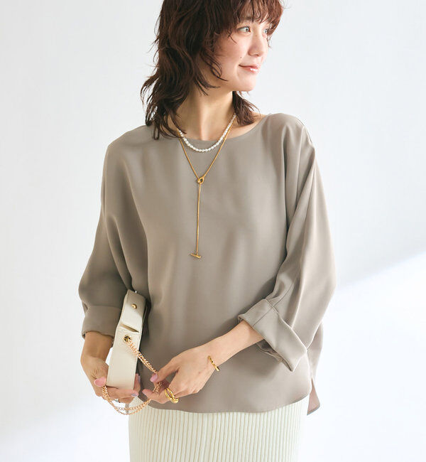  「【定番で着回せる】ドルマンターンバックブラウス」|シャツ・ブラウス|トープ