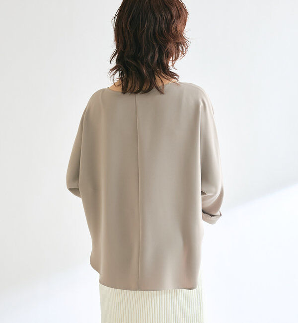  「【定番で着回せる】ドルマンターンバックブラウス」|シャツ・ブラウス|