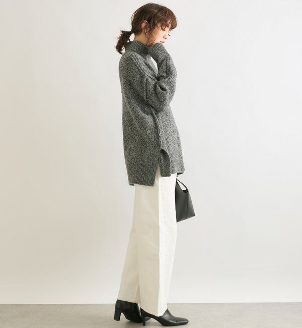  「【MONN.:.(モン)】neat wide DENIM」|デニム|