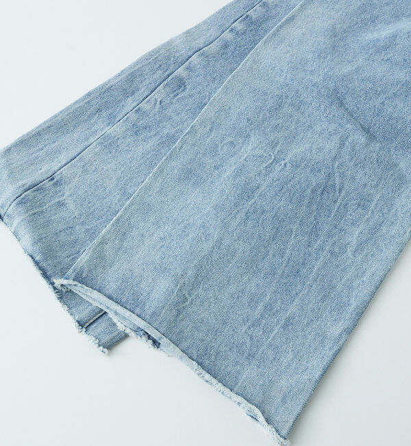  「【MONN.:.(モン)】neat wide DENIM」|デニム|