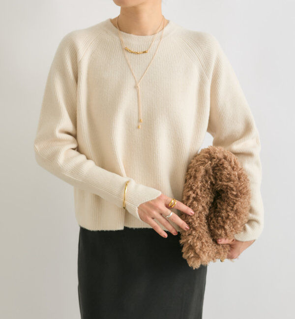  「【インフルエンサーコラボカラー登場！】アームウォーマーニット」|ニット・セーター|