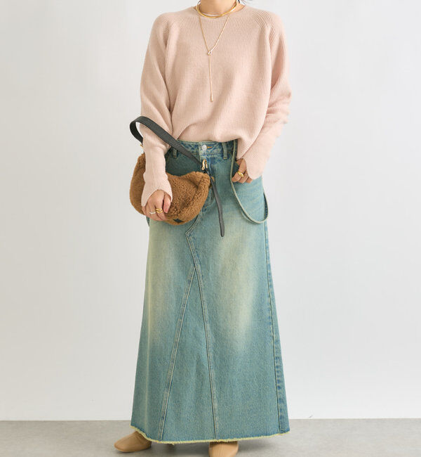  「【インフルエンサーコラボカラー登場！】アームウォーマーニット」|ニット・セーター|